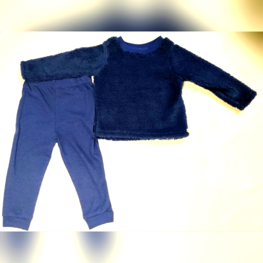 Babys Navy Sweater set 18months